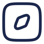 Compass Square SVG Icon